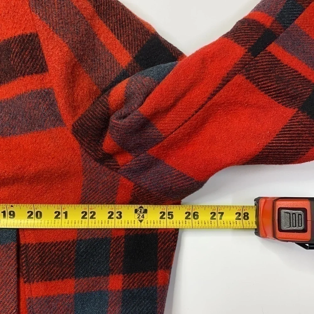 Vintage Robert Hall Buffalo Plaid 50's Jacket Size 46 XL